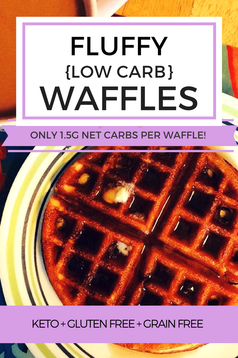 Fluffy {Low Carb} Waffles This Mom's Menu