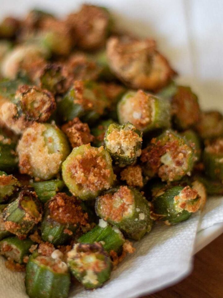 Low Carb Fried Okra This Moms Menu
