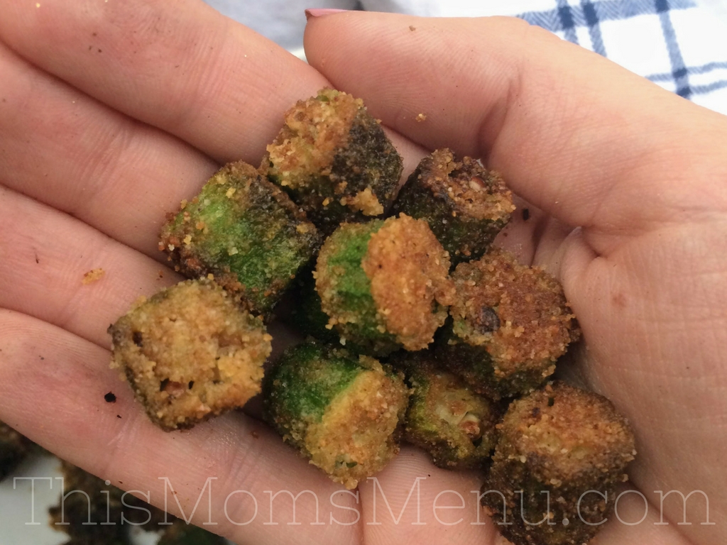 Low Carb Fried Okra This Moms Menu