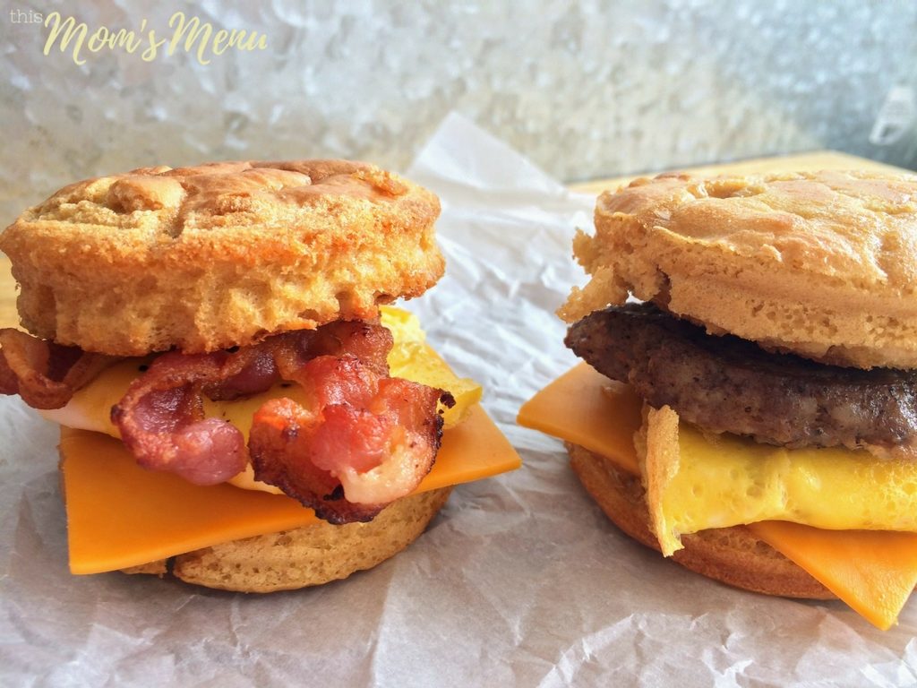 Pancakes, syrup, bacon, eggs and cheese come together in perfect harmony in this recipe for homemade McGriddle Sandwiches. This low carb twist on the quintessential fast food breakfast sandwich is pure perfection. What could possibly be better than an entire American breakfast all wrapped up in one sandwich, with only 2.5 net carbs?? #keto #lowcarbbreakfast