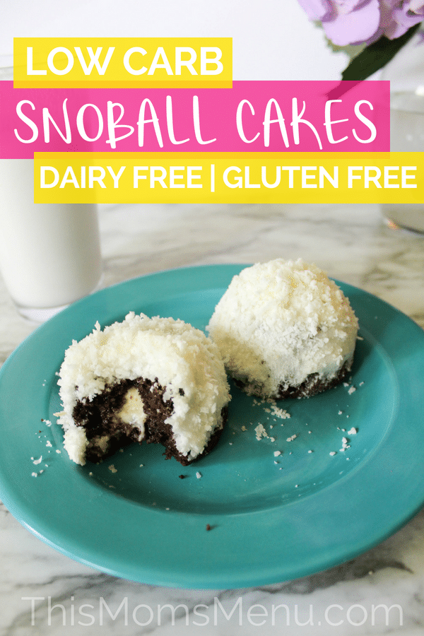 These Keto Snoball Cakes will take you right back to your childhood, minus the sugar and carbs! You won't believe how much these cakes taste like the real thing!  #ketorecipes #snoballcakes #coconutrecipes #ketodesserts #lowcarb #dairyfree #dairyfreeketo #dairyfreedesserts #lowcarbdesserts
