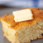 Keto Recipe! Enjoy this slightly sweet Keto Cornbread warm and smeared with butter for a delicious bread that will go great with all your favorite comfort foods. #ketorecipe #glutenfree #glutenfreerecipe #lowcarb