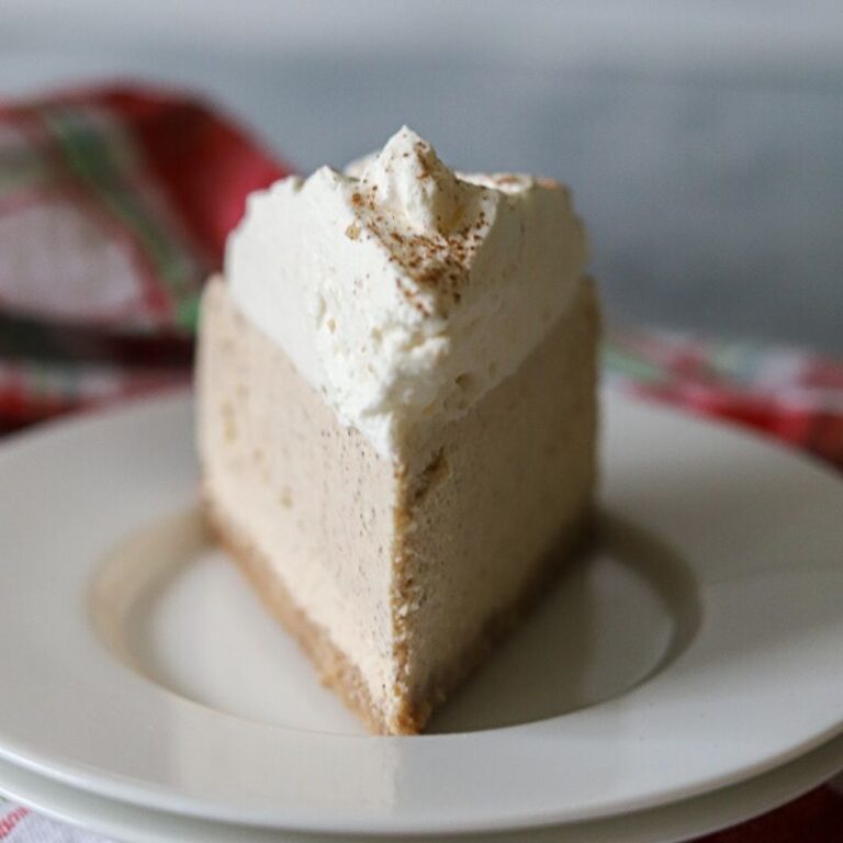 Keto Eggnog Cheesecake This Moms Menu