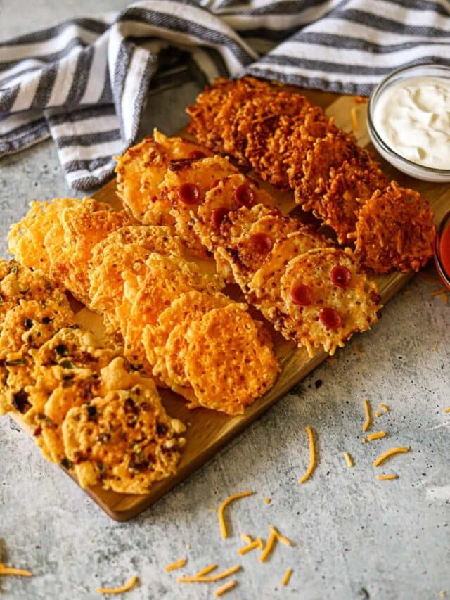 Baked Cheese Crisps Recipe This Moms Menu