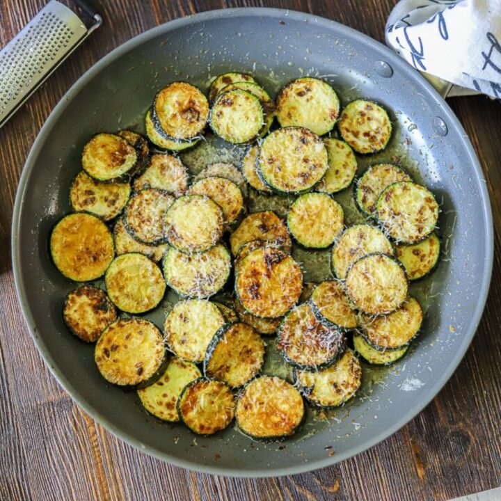Garlic and Parmesan Sautéed Zucchini - This Moms Menu