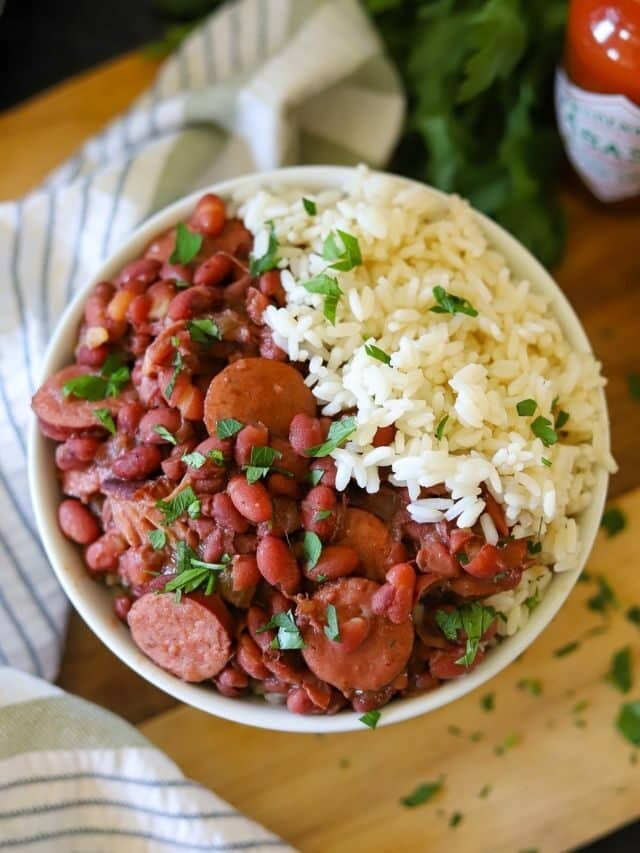 Red Beans and Rice in the Instant Pot
