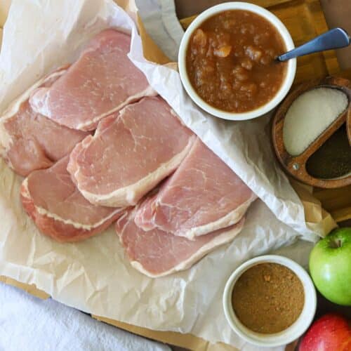 Pork Chops and Applesauce This Moms Menu