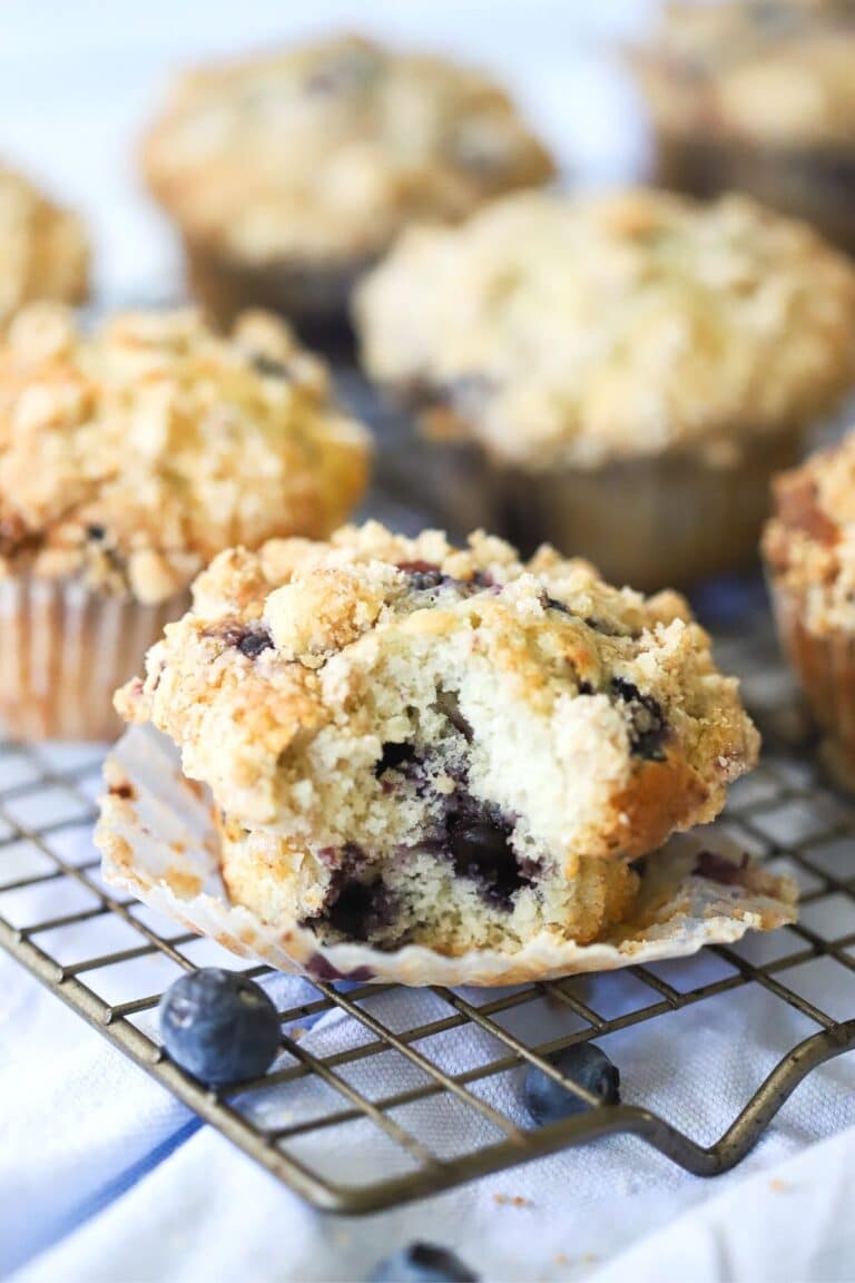 Buttermilk Blueberry Muffins (made with Frozen Berries!) - This Moms Menu