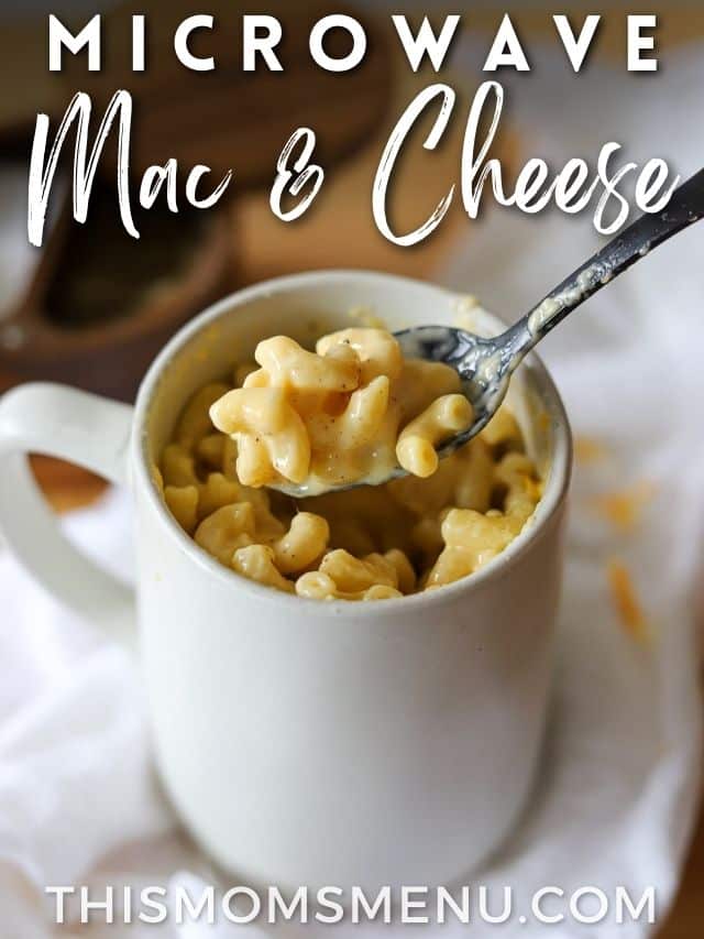 Mac and Cheese in a Mug This Moms Menu